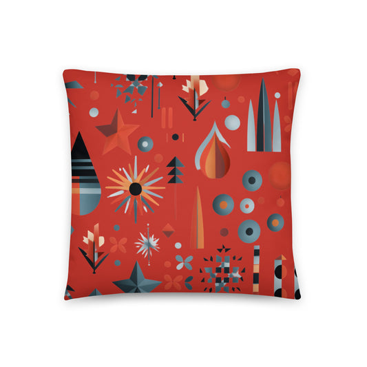Minimalistic Christmas Motives - Basic Pillow: Festive Contemporary Design
