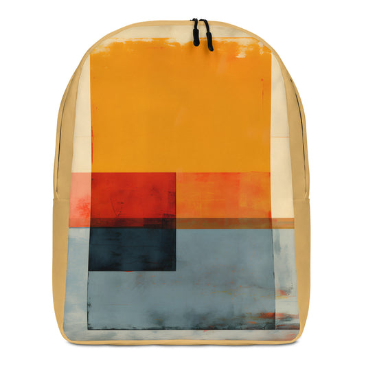 Contemporary Color Block Design '2' - Minimalist Backpack