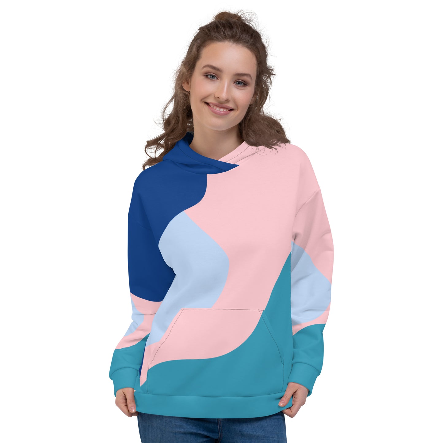 Vibrant Patchwork - Unisex Recycled Hoodie