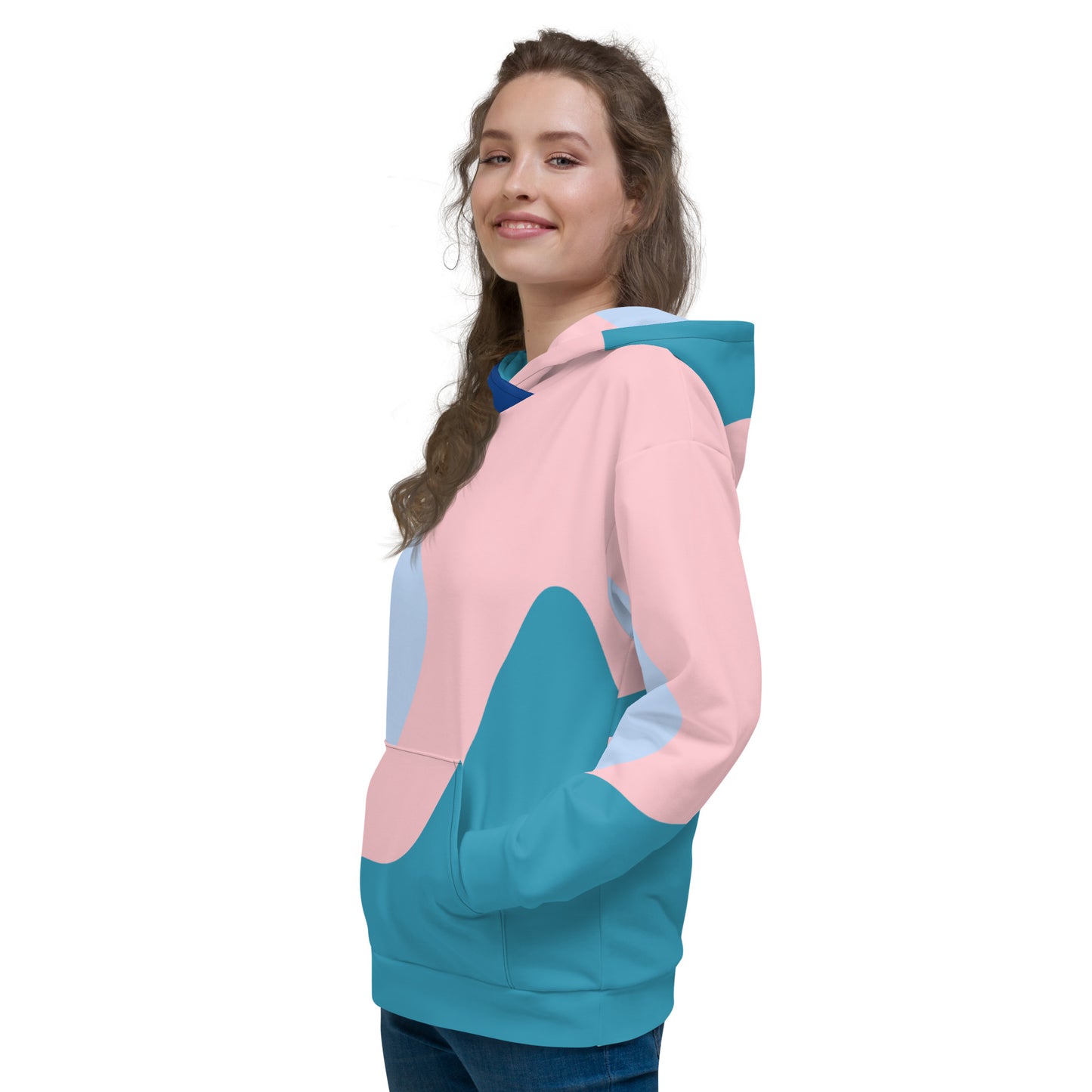 Vibrant Patchwork - Unisex Recycled Hoodie