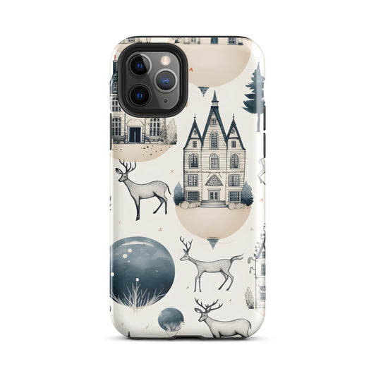 Winter House on Christmas Bulb - Tough Case for iPhone®