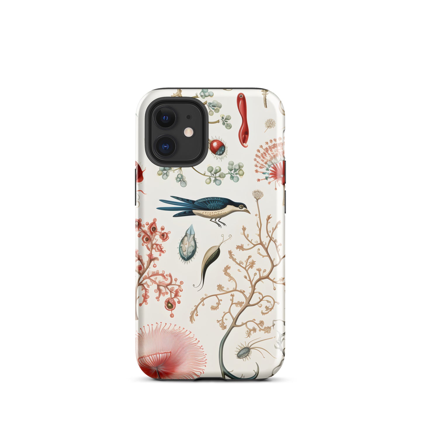 Botanical Art with Bird - Tough Case for iPhone®