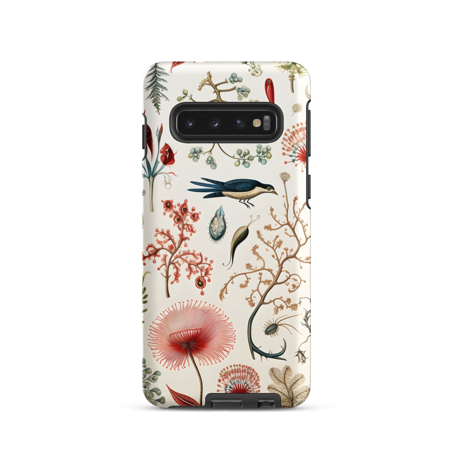 Botanical Art with Bird - Tough case for Samsung®