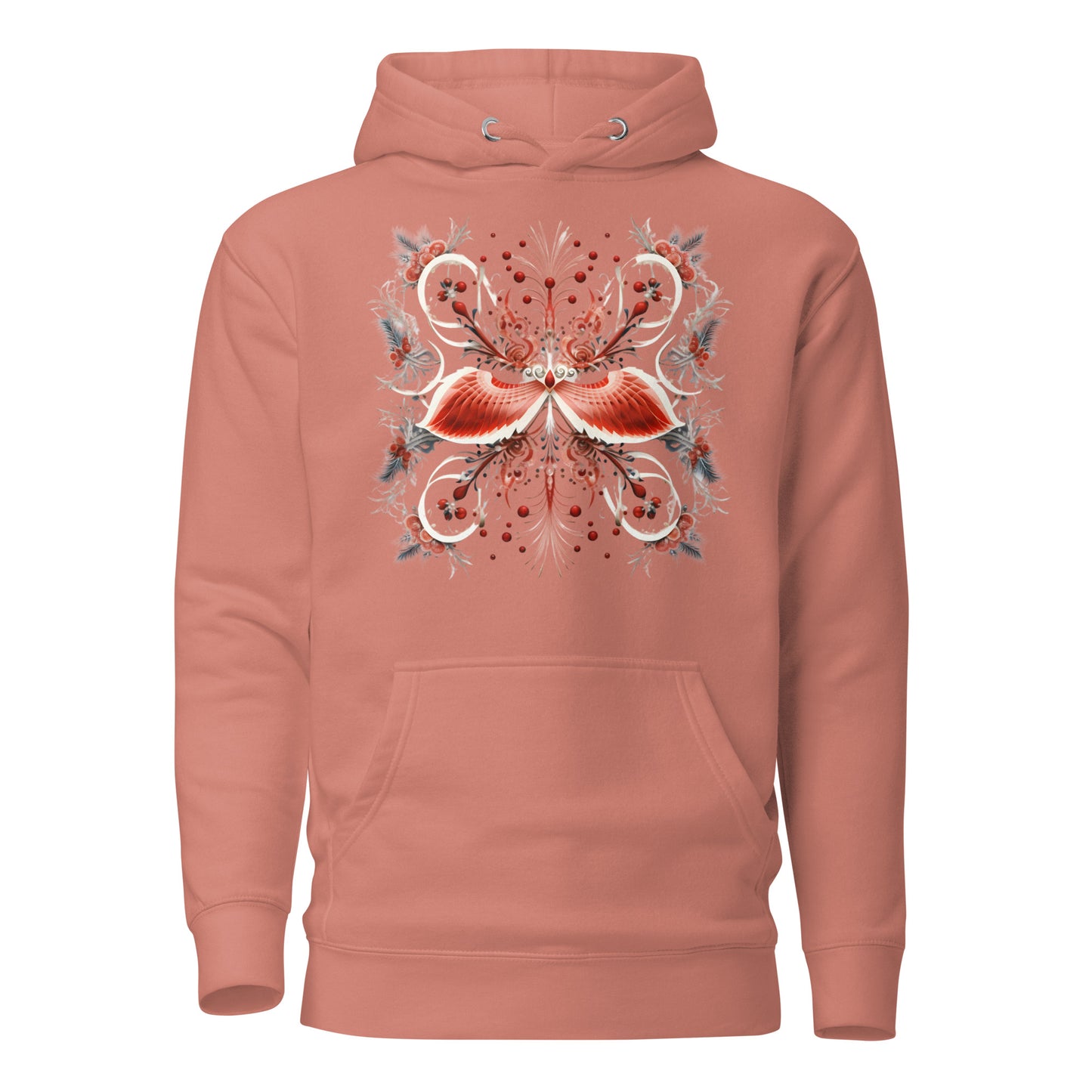 Christmas Wings - Unisex Recycled Hoodie: Festive Angelic Apparel