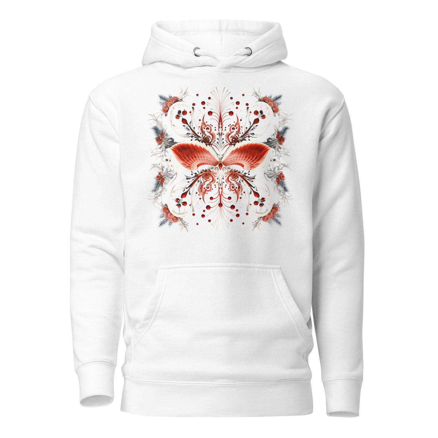 Terracotta Wings - Unisex Recycled Hoodie: Festive Angelic Apparel