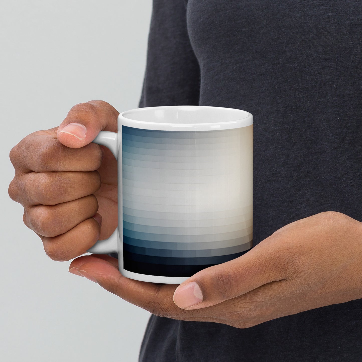 Urban Twilight - White glossy mug