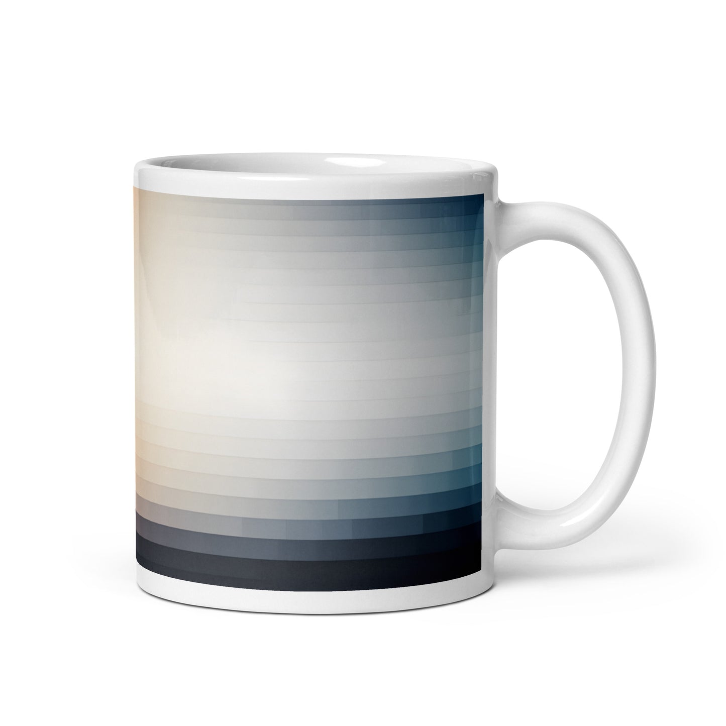 Urban Twilight - White glossy mug